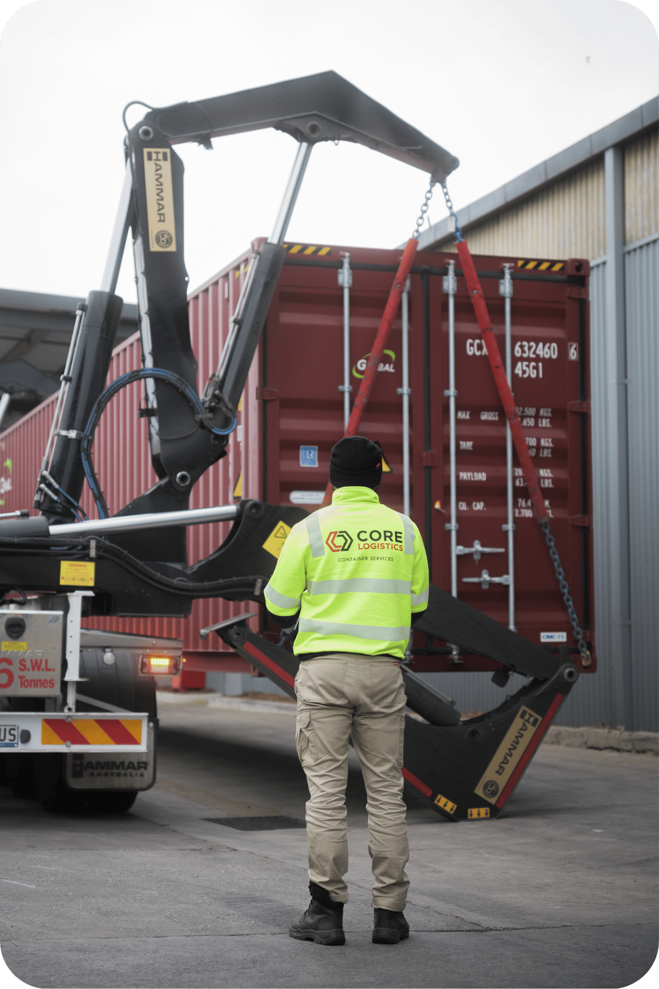Core Logistics - Sideloader Lift